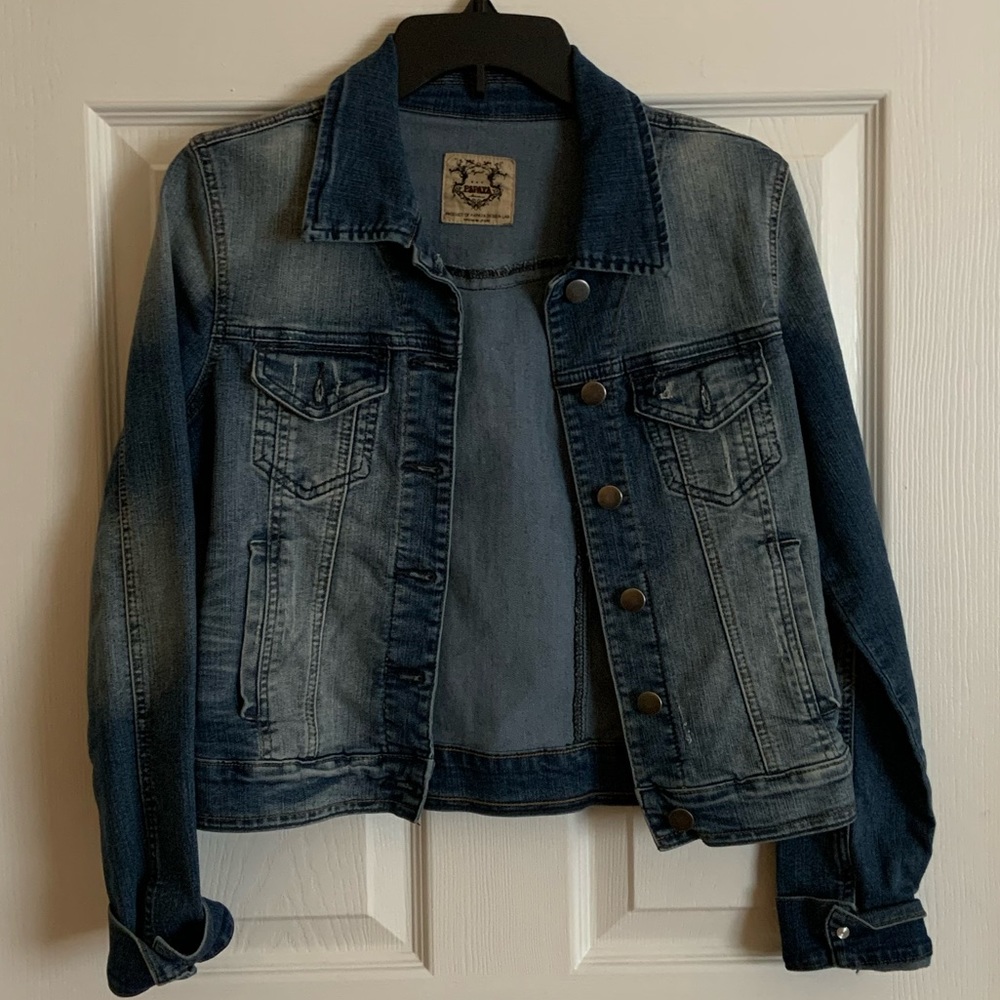 Cropped Jean Jacket